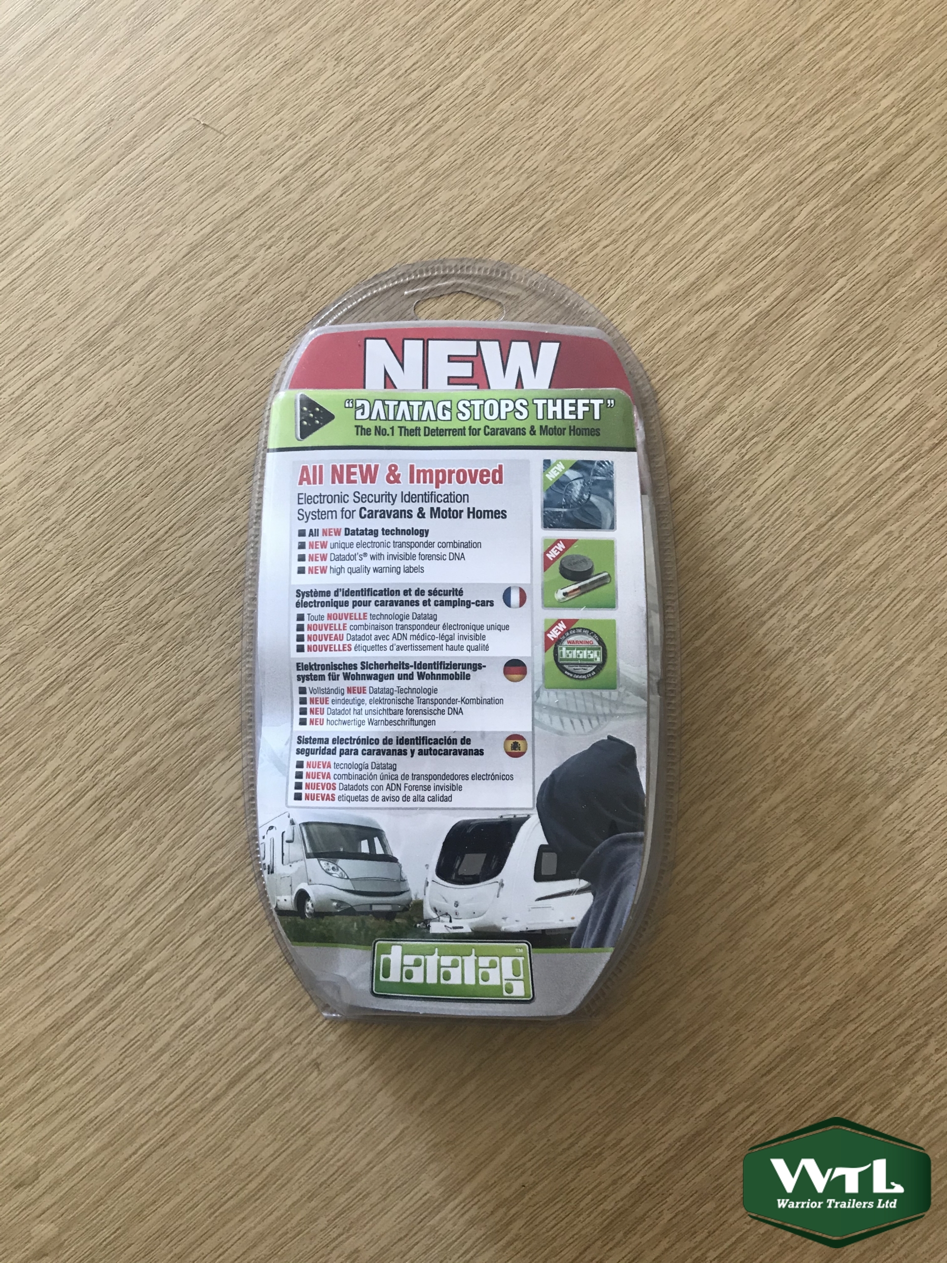 Knott Avonride Datatag Trailer Identification Kit.
