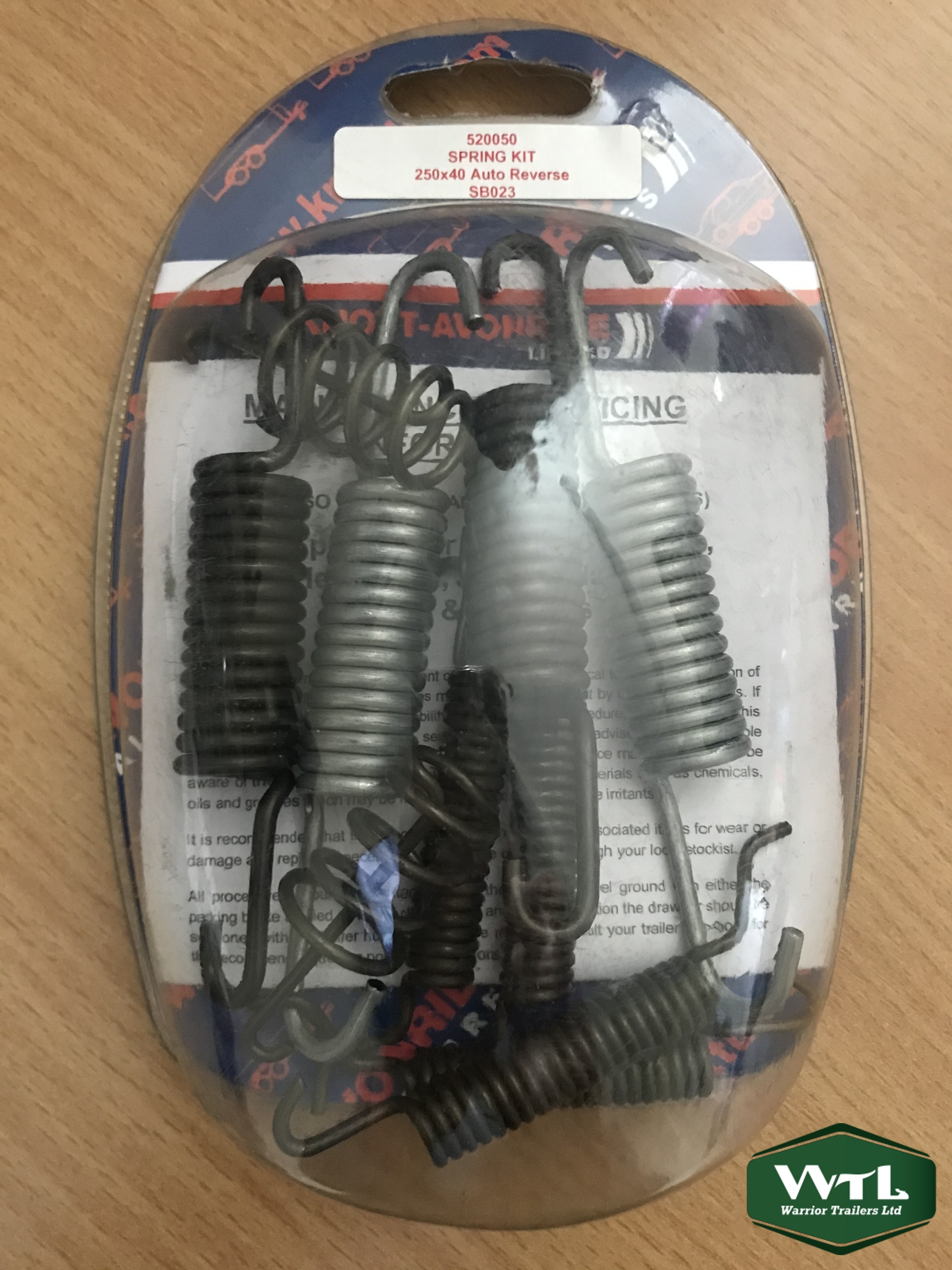 Knott-Avonride-Brake Spring Kit-For 250mm x 40mm Brakes