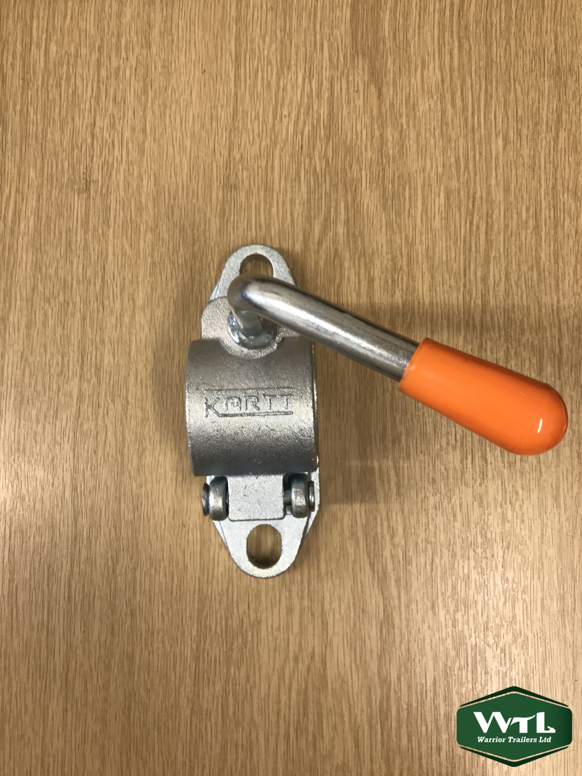 Kartt Heavy Duty Cast 48mm-Ribbed Jockey Wheel Clamp with Swinging front