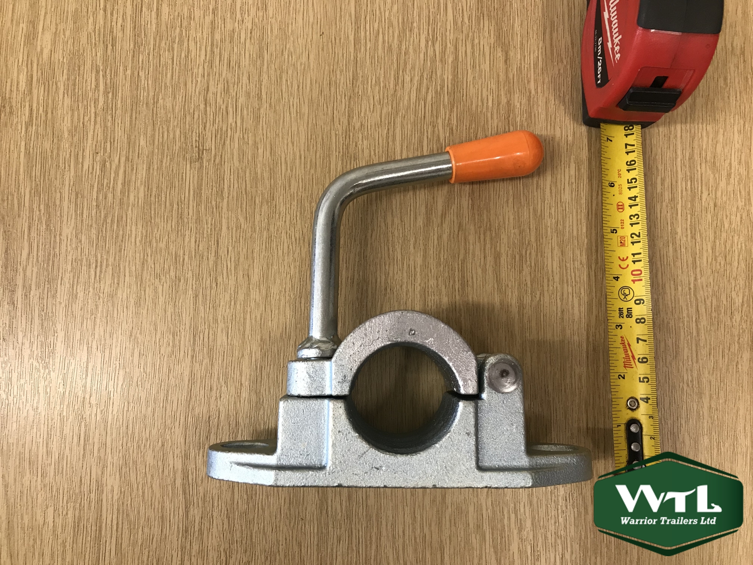Kartt Heavy Duty Cast 48mm-Ribbed Jockey Wheel Clamp with Swinging front - Image 3
