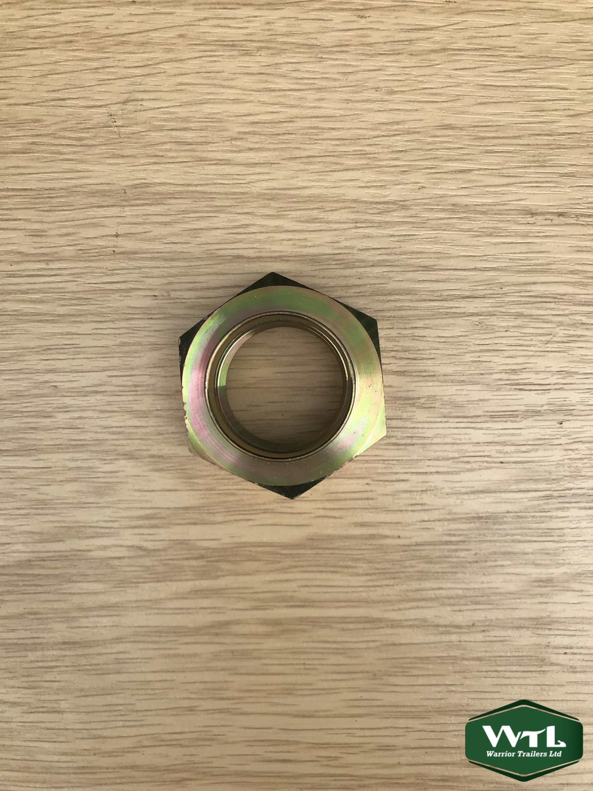 Ifor Williams- Pack of 2-Stake Hub (Stub Axle) Nuts -With No flange.